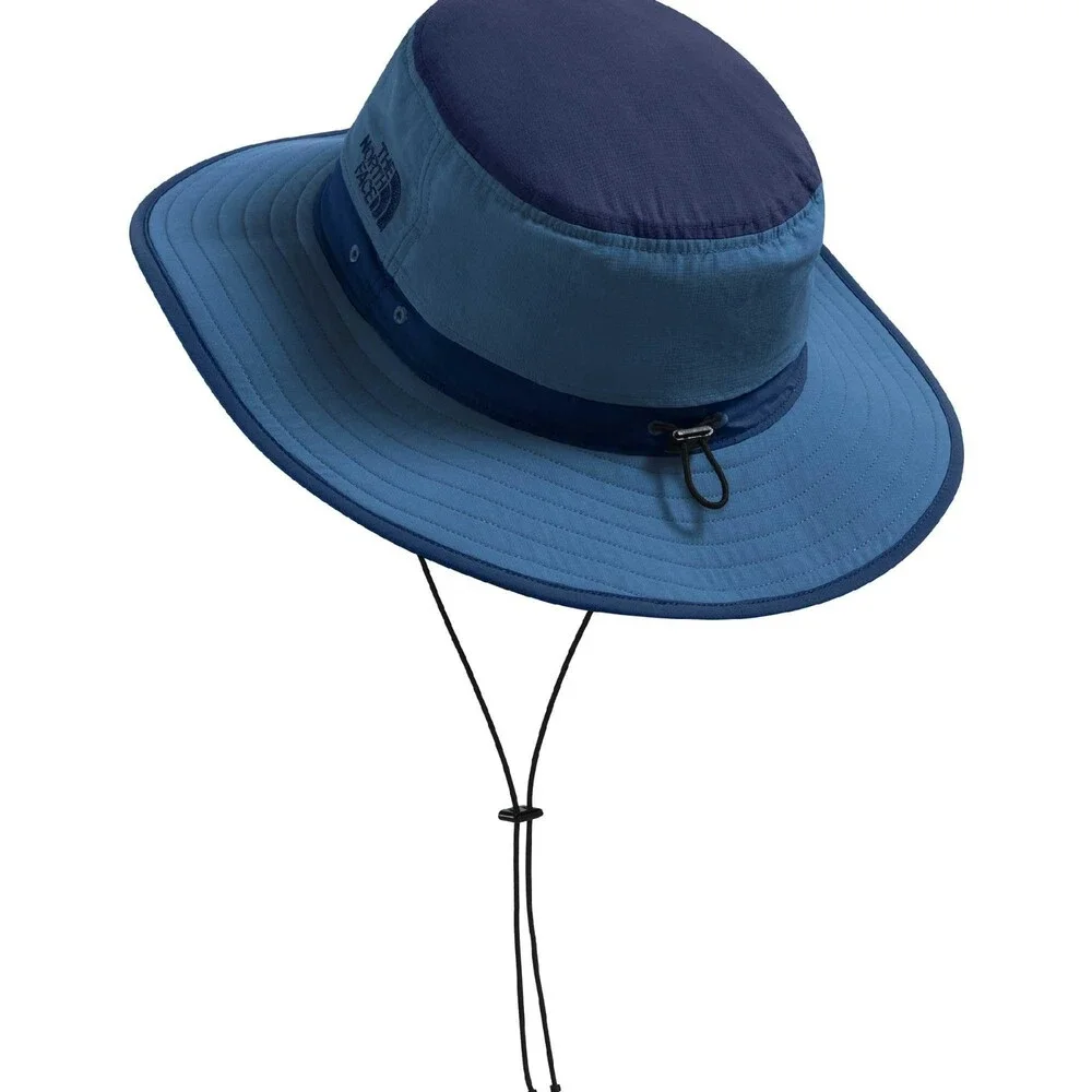 The North Face Horizon Breeze Brimmer Hat Unisex XL Navy Blue Chin Strap GBO3044